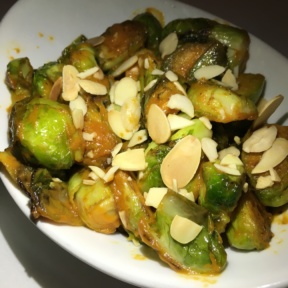Brussels sprouts with almonds from Davios
