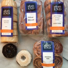 Gluten-free baked goods and breads from Wheat's End Cafe