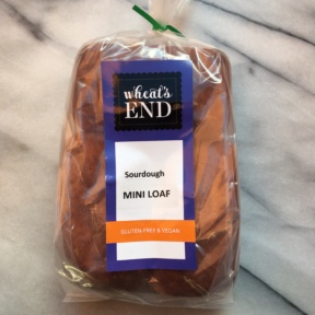 Gluten-free sourdough mini loaf by Wheat's End Cafe