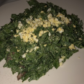 Gluten-free spinach salad from Morton's