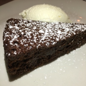 Flourless chocolate cake from RossoPomodoro