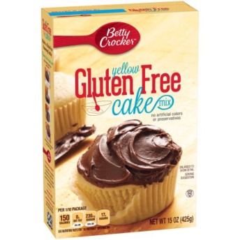 Gluten free yellow cake mix by Betty Crocker