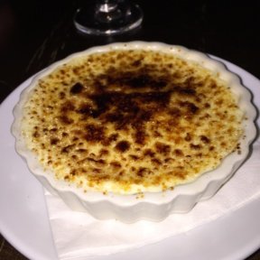 Gluten-free cheese brulee from Casellula