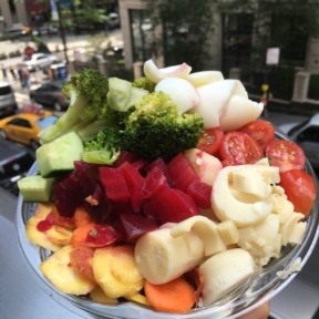 Gluten-free salad with all the toppings from Chop't
