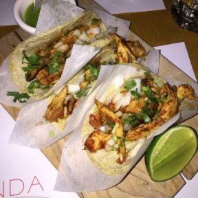 Gluten-free tacos from Fonda