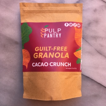 Grain-free cacao crunch granola by Pulp Pantry