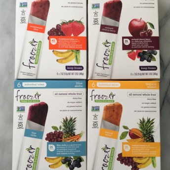 Gluten-free all-natural whole fruit tubes by Froozer