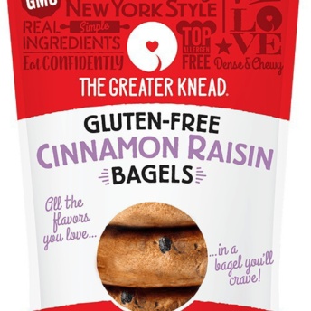 Gluten-free cinnamon raisin bagels by The Greater Knead