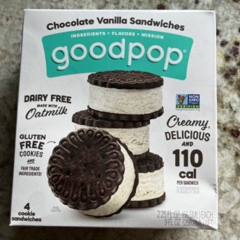 Gluten-free chocolate vanilla sandwiches by GoodPop