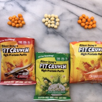 Gluten-free high protein puffs by Fit Crunch