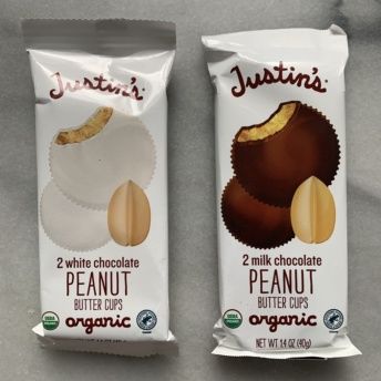 Gluten-free peanut butter cups by Justin's