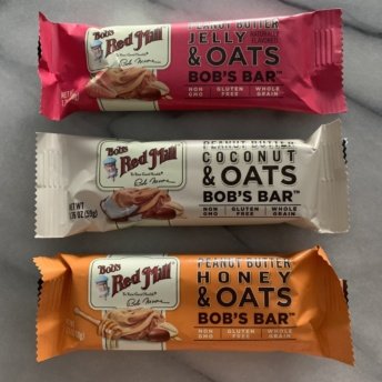 Gluten-free bars by Bob's Red Mill
