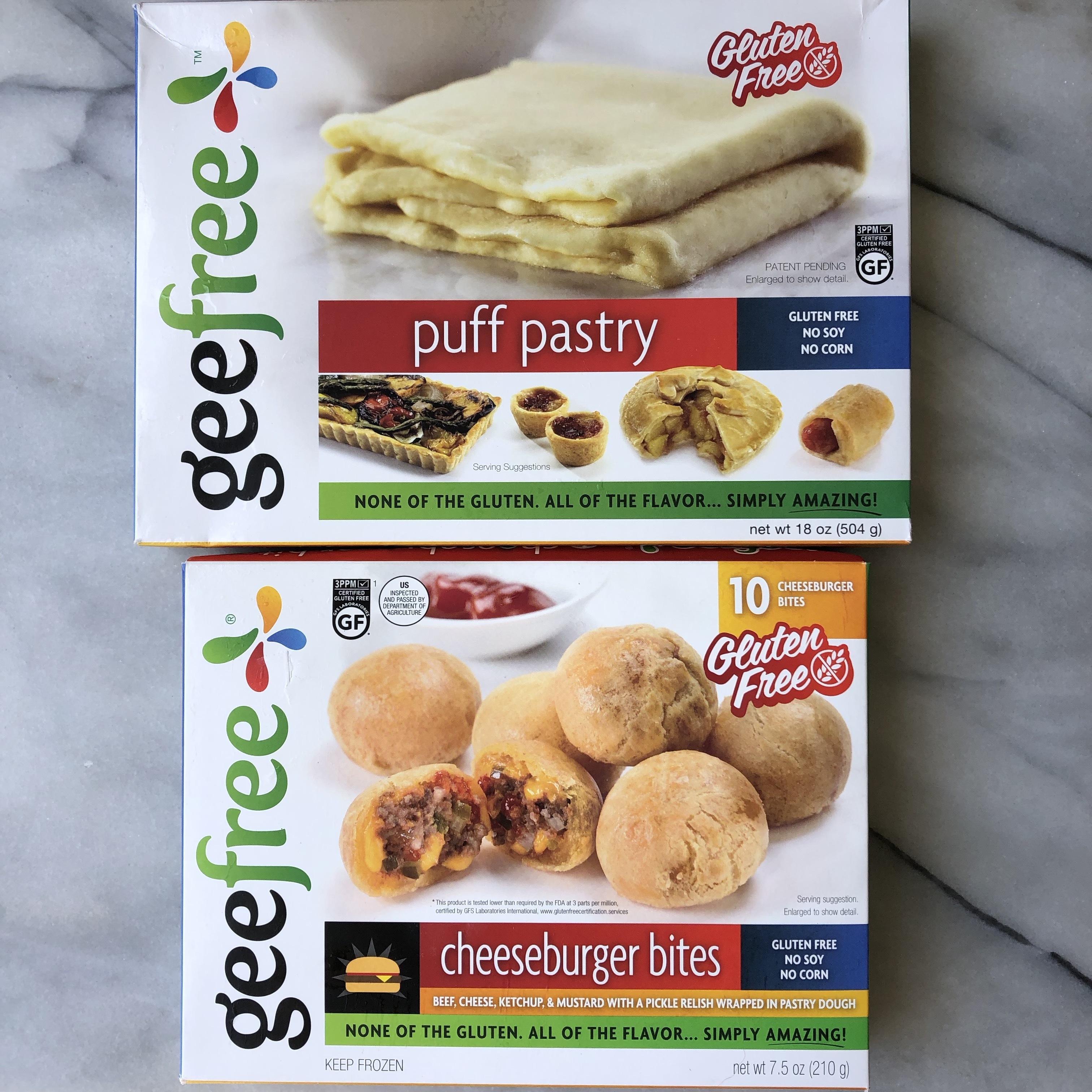 Geefree Puff Pastry Gluten Free Sheet, 2 ct