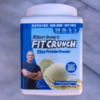 Gluten-free vanilla protein powder by FIT Crunch