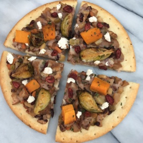 Gluten-free Thanksgiving Leftovers Pizza