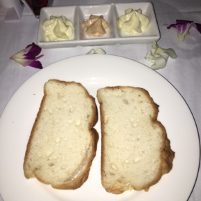 Gluten-free bread and butter from The Regency