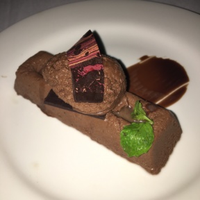 Gluten-free chocolate fudge mousse from The Regency at Sandals