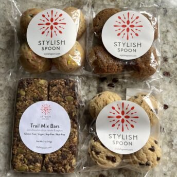 Gluten-free cookies and trail mix bars by Stylish Spoon