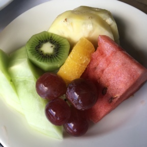 Fruit plate from Club Sandals