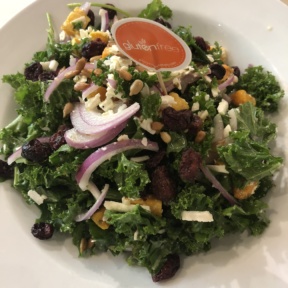 Gluten-free kale salad from Friedman's