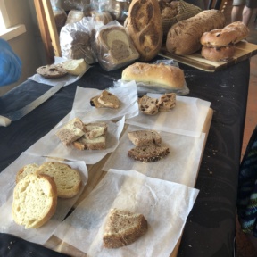 Gluten-free bread samples from New Cascadia