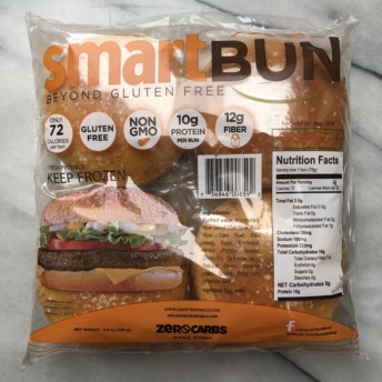 Gluten-free sugar-free hamburger buns from Smart Baking Company