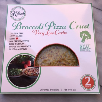 Broccoli pizza crust from KBosh Food