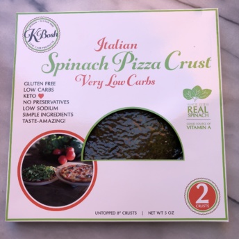 Spinach pizza crust by KBosh Food