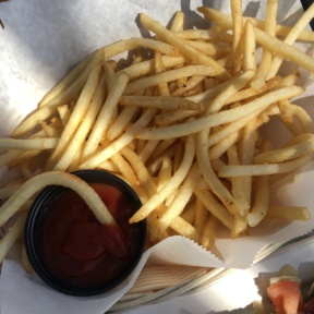 Gluten-free fries from Tony P's Dockside Grill