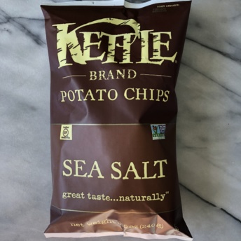 Sea salt chips by Kettle Brand