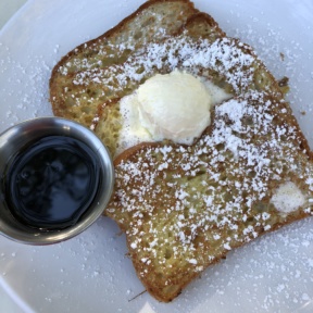 Gluten-free French toast from Luci's at the Orchard