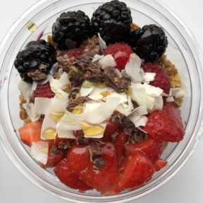 Acai bowl with GF granola from Seeds