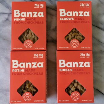 Gluten-free chickpea pasta by Banza