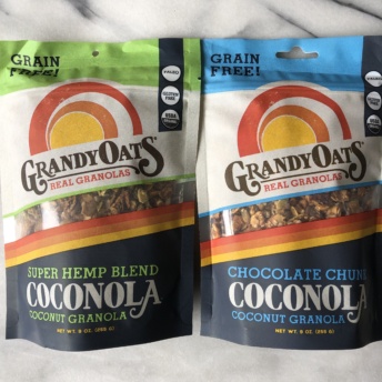 Gluten-free grain-free granola from Grandy Oats