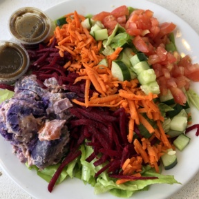 Gluten-free rainbow salad from Java Kai