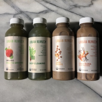 Gluten-free cold-pressed juices by Urban Remedy