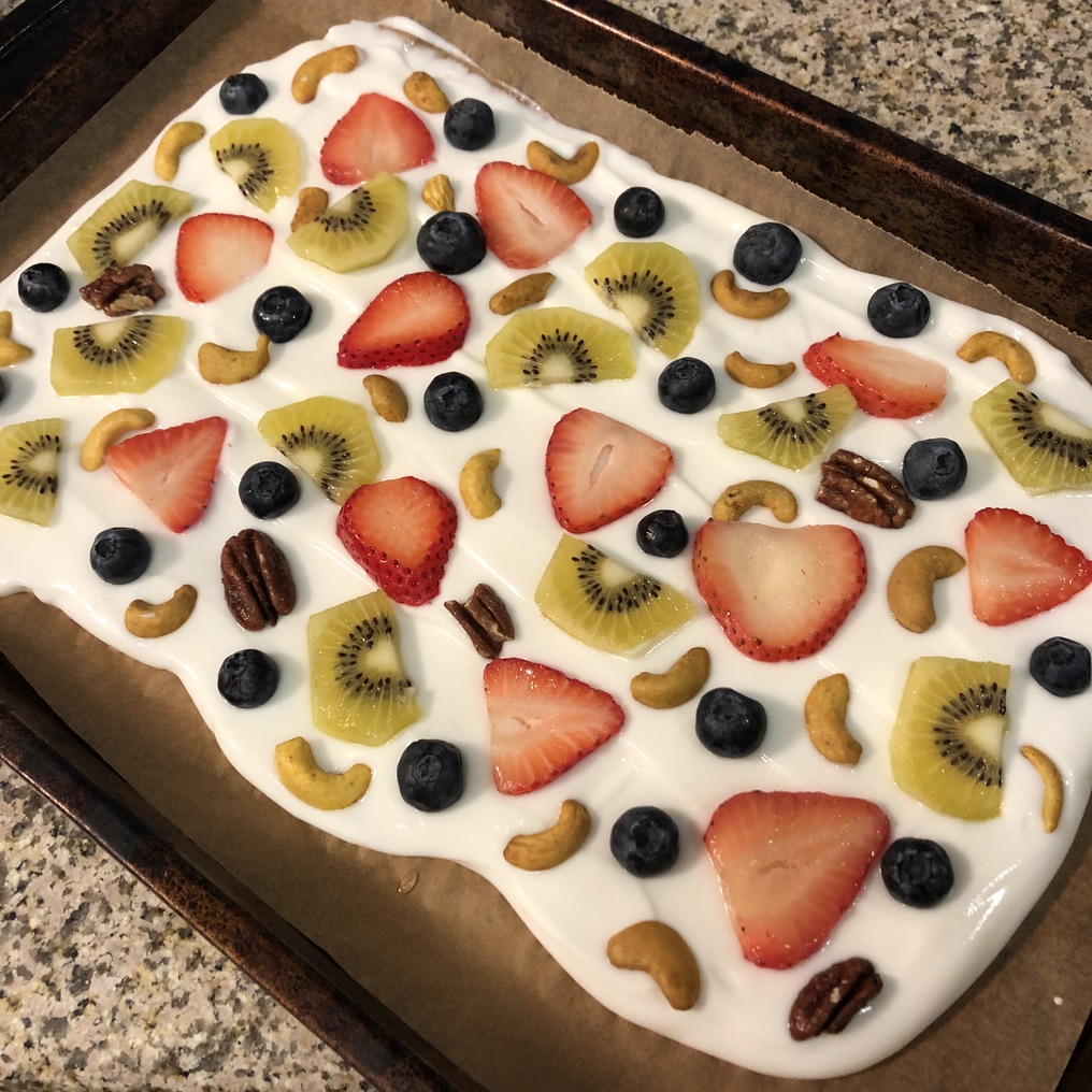 Frozen Yogurt Bark | Gluten Free Follow Me