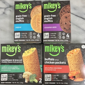 Gluten-free grain-free English muffins and pockets by Mikey's