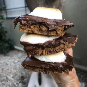 Stack of gluten-free S'mores Bars