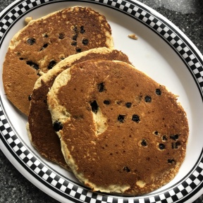 Gluten-free blueberry pancakes from New Canaan Diner