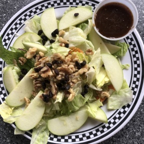 Gluten-free Waldorf salad from New Canaan Diner