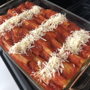 More cheese on Cheese Manicotti
