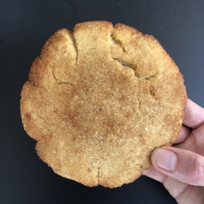 Gluten-free snickerdoodle cookie from PAC Pastries