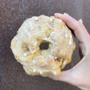 Gluten-free dairy-free cinna swirl muffin from KarmaFarm