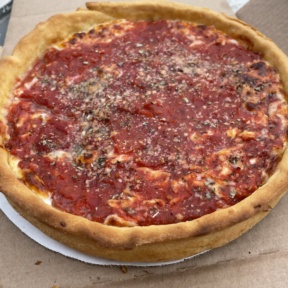 Gluten-free pizza from Chicago's Pizza