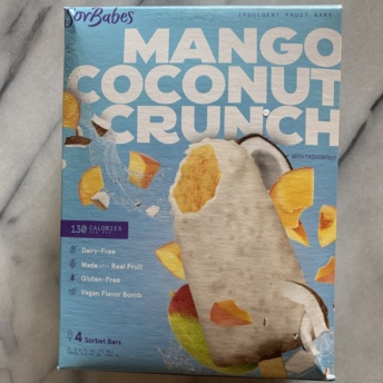 Gluten-free vegan mango coconut crunch bars by SorBabes