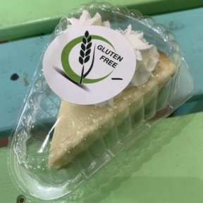 Gluten-free key lime pie slice from Kermit's Key Lime Shoppe