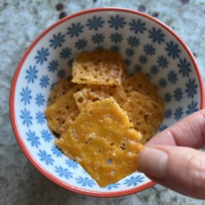 Delicious gluten-free Healthy Cheez-Its