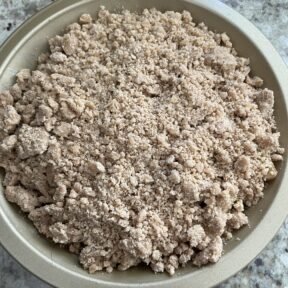 Gluten-free crumble for Pear Crumble