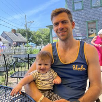 Brendan and Liam in Block Island, Rhode Island!